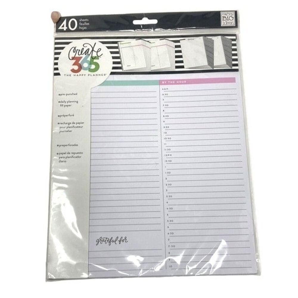 Happy Planner Daily Planning Pages